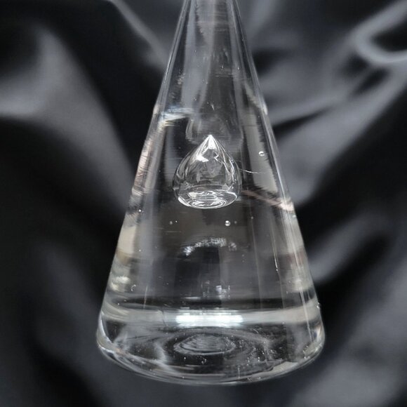 Vintage Holmegaard Champagne Flute Princess Pattern Clear Glass Elegant Stemware - Picture 2 of 4